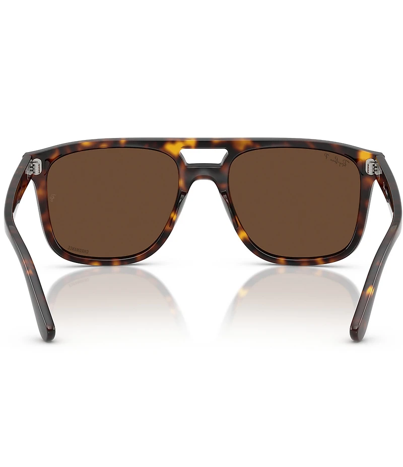 Ray-Ban Men's RB2213 58mm Havana Square Polarized Sunglasses