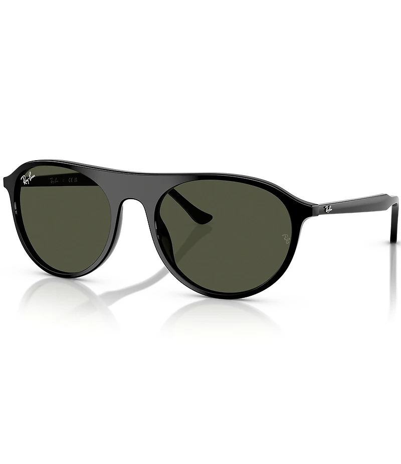 Ray-Ban Unisex RB2215 56mm Round Sunglasses
