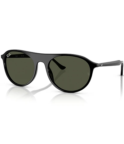 Ray-Ban Unisex RB2215 56mm Round Sunglasses