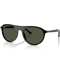 Ray-Ban Unisex RB2215 56mm Round Sunglasses