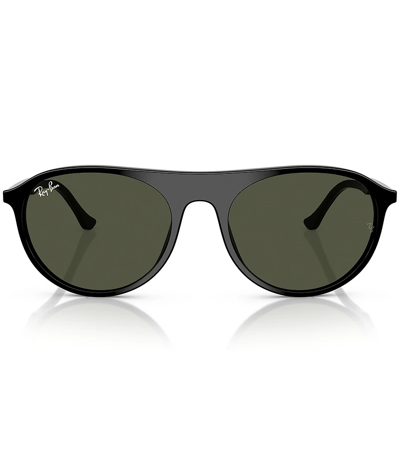 Ray-Ban Unisex RB2215 56mm Round Sunglasses