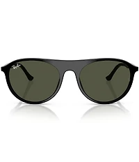 Ray-Ban Unisex RB2215 56mm Round Sunglasses