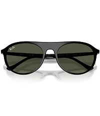 Ray-Ban Unisex RB2215 56mm Round Sunglasses