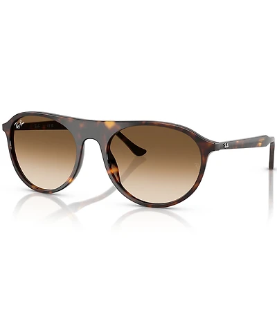 Ray-Ban Unisex RB2215 56mm Round Sunglasses