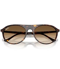 Ray-Ban Unisex RB2215 56mm Round Sunglasses