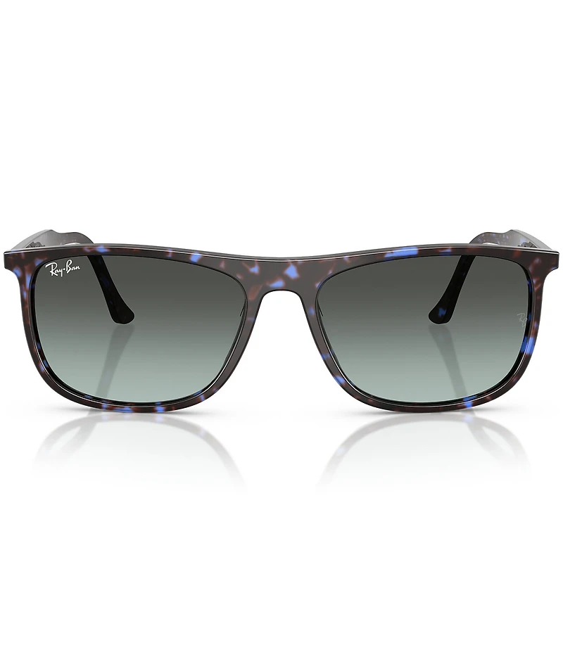 Ray-Ban Men's RB2216F 61mm Havana Rectangular Sunglasses