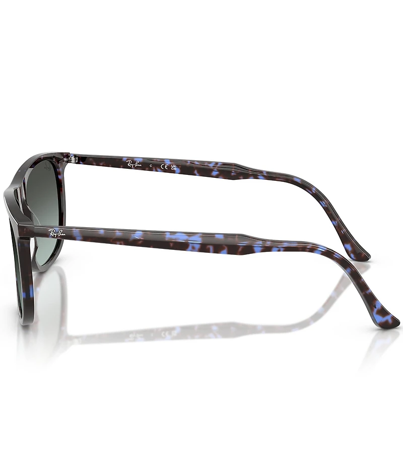 Ray-Ban Men's RB2216F 61mm Havana Rectangular Sunglasses