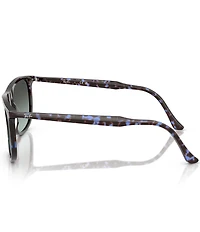 Ray-Ban Men's RB2216F 61mm Havana Rectangular Sunglasses