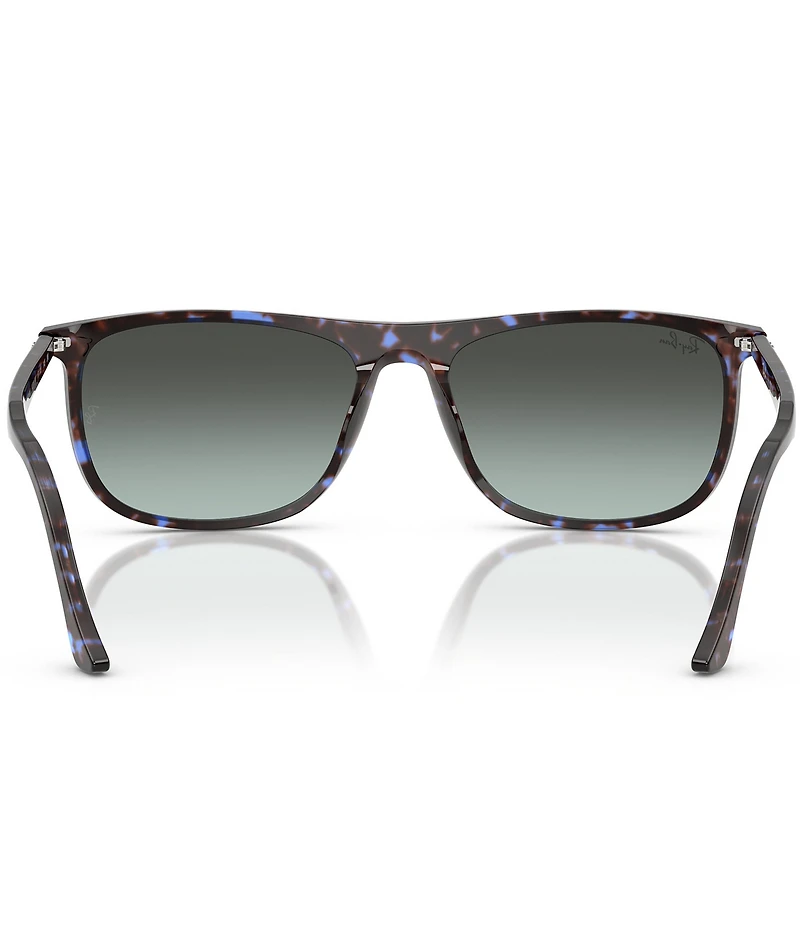 Ray-Ban Men's RB2216F 61mm Havana Rectangular Sunglasses