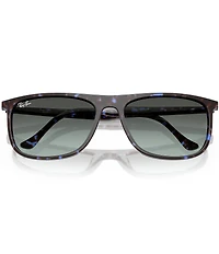 Ray-Ban Men's RB2216F 61mm Havana Rectangular Sunglasses