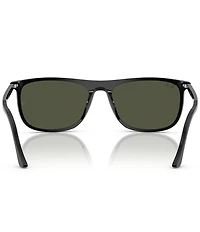Ray-Ban Men's RB2216F 61mm Rectangle Sunglasses