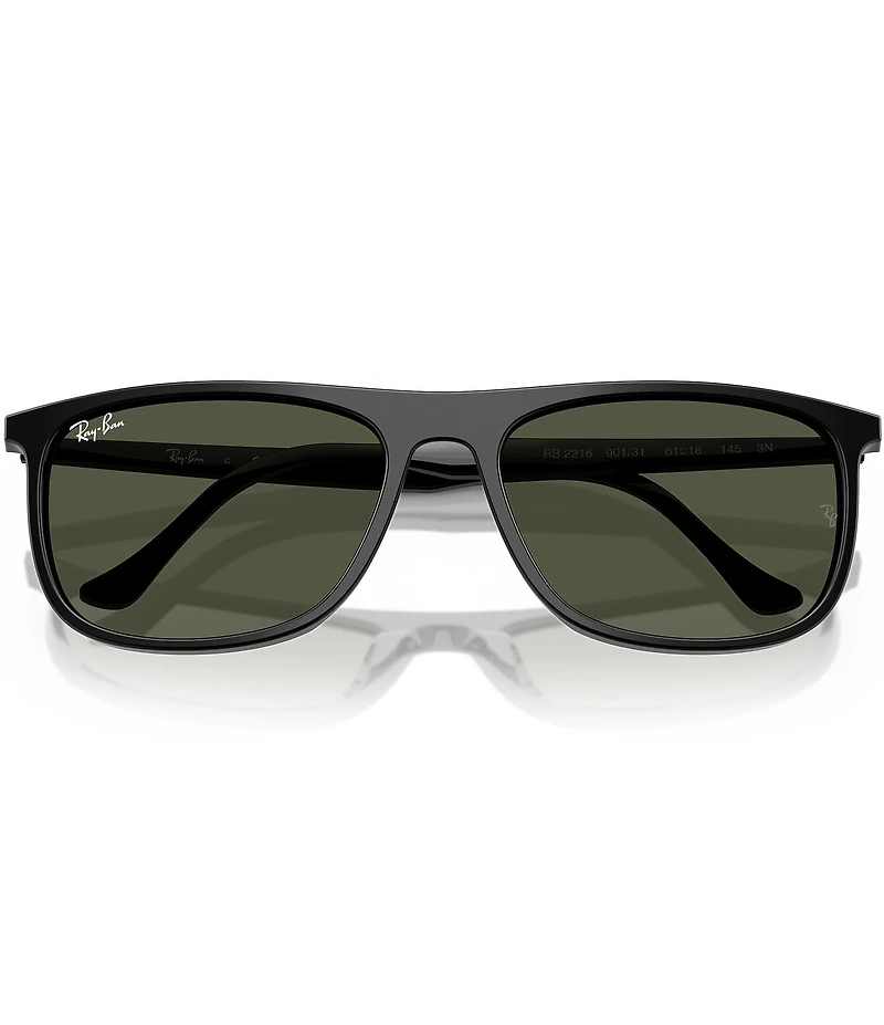 Ray-Ban Men's RB2216F 61mm Rectangle Sunglasses