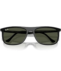 Ray-Ban Men's RB2216F 61mm Rectangle Sunglasses