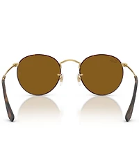 Ray-Ban Unisex RB3447 53mm Round Sunglasses
