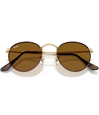 Ray-Ban Unisex RB3447 53mm Round Sunglasses