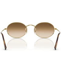 Ray-Ban Men's Rb3547 54mm Oval Sunglasses
