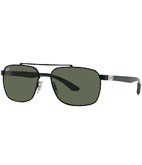 Ray-Ban Men's RB3701 59mm Rectangle Sunglasses