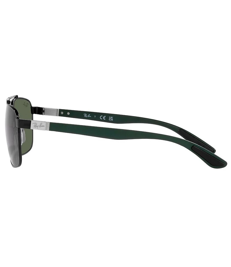 Ray-Ban Men's RB3701 59mm Rectangle Sunglasses