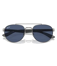 Ray-Ban Men's RB3736 56mm Irregular Sunglasses