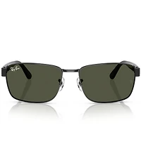 Ray-Ban Men's RB3750 62mm Square Sunglasses