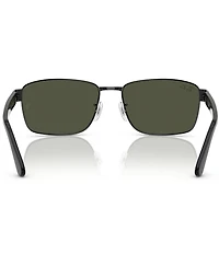Ray-Ban Men's RB3750 62mm Square Sunglasses