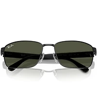 Ray-Ban Men's RB3750 62mm Square Sunglasses
