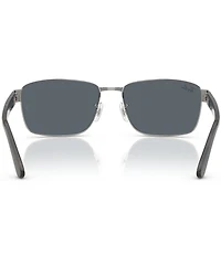 Ray-Ban Men's RB3750 62mm Square Sunglasses