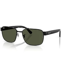 Ray-Ban Men's RB3751 58mm Square Sunglasses