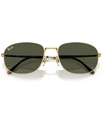 Ray-Ban Men's RB3754 60mm Pillow Rectangle Sunglasses