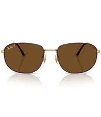 Ray-Ban Men's RB3754 60mm Polarized Pillow Sunglasses