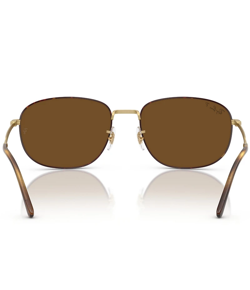 Ray-Ban Men's RB3754 60mm Polarized Pillow Sunglasses