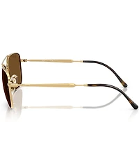 Ray-Ban Men's RB3755 62mm Polarized Aviator Sunglasses