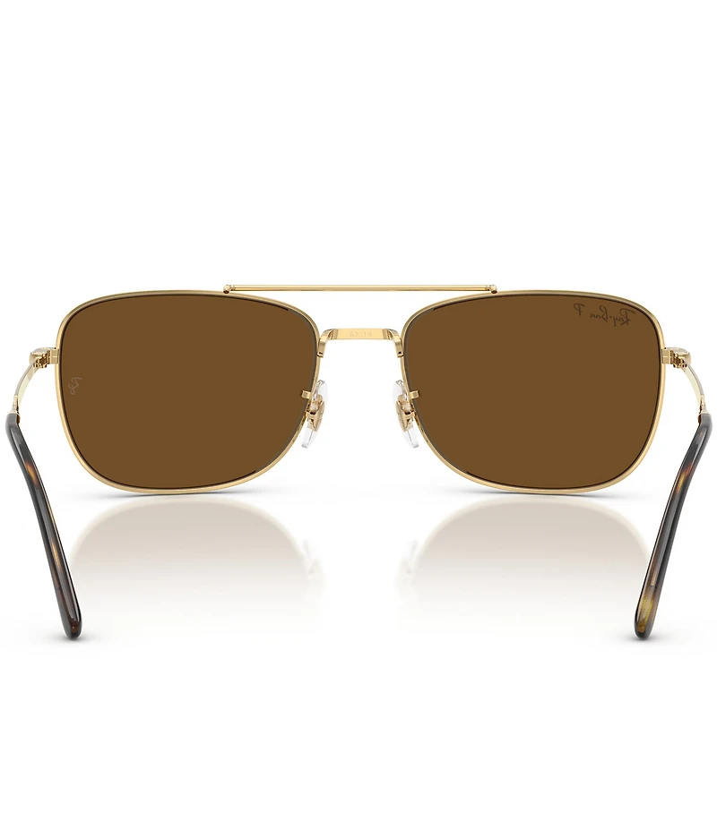 Ray-Ban Men's RB3755 62mm Polarized Aviator Sunglasses