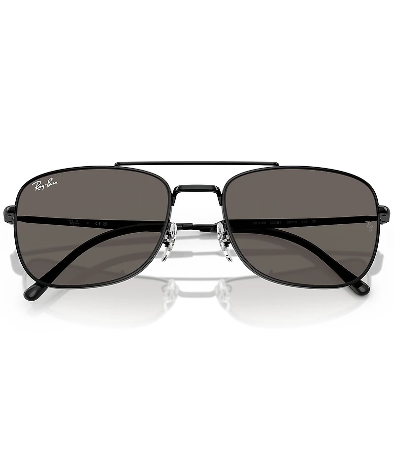Ray-Ban Men's RB3755 62mm Rectangle Sunglasses