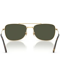 Ray-Ban Men's RB3755 62mm Rectangle Sunglasses