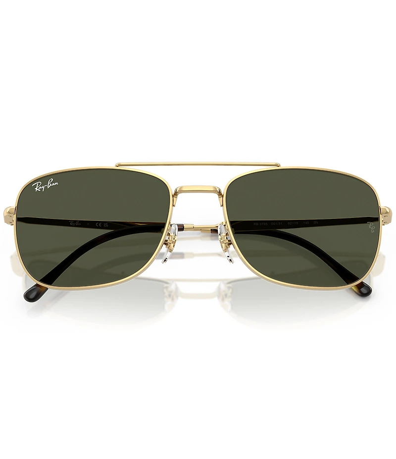 Ray-Ban Men's RB3755 62mm Rectangle Sunglasses