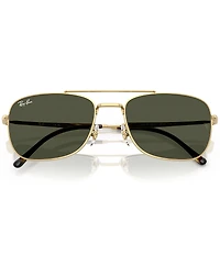 Ray-Ban Men's RB3755 62mm Rectangle Sunglasses