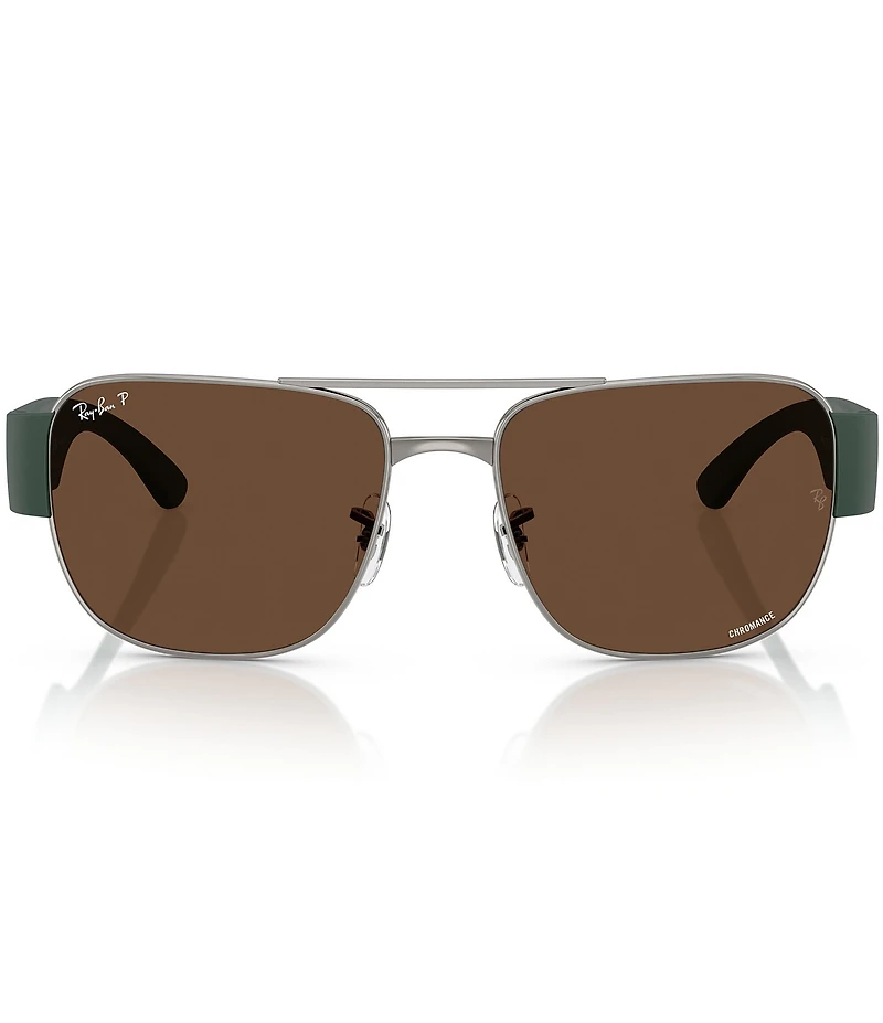 Ray-Ban Men's RB3756 56mm Polarized Square Sunglasses
