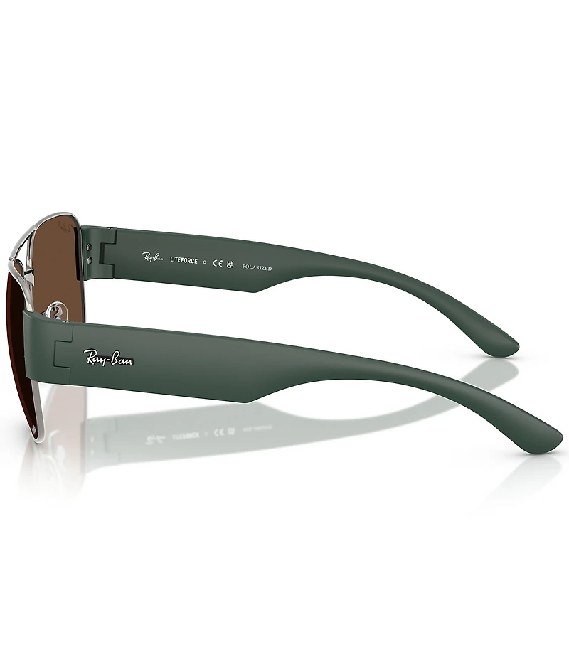 Ray-Ban Men's RB3756 56mm Polarized Square Sunglasses
