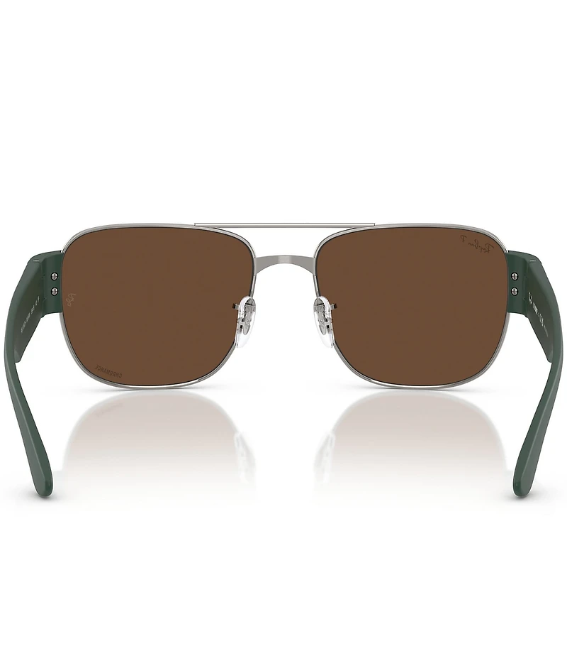 Ray-Ban Men's RB3756 56mm Polarized Square Sunglasses