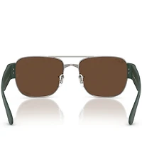 Ray-Ban Men's RB3756 56mm Polarized Square Sunglasses