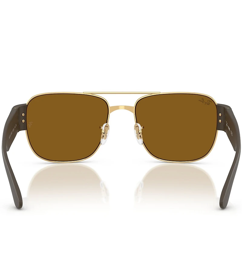 Ray-Ban Men's RB3756 56mm Square Sunglasses