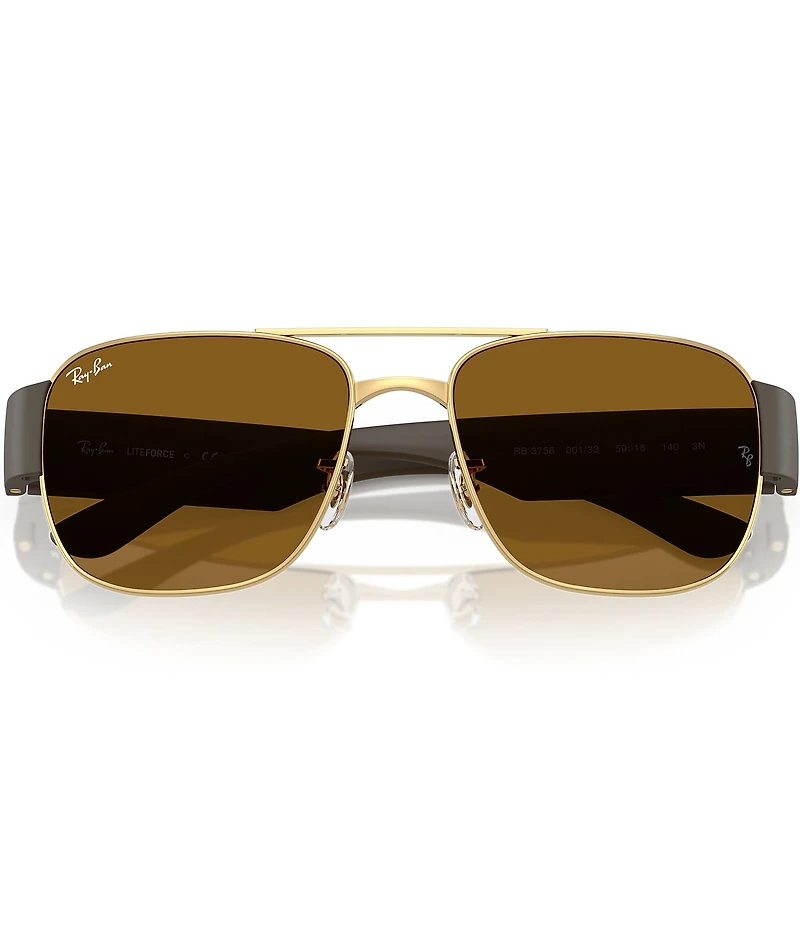 Ray-Ban Men's RB3756 56mm Square Sunglasses