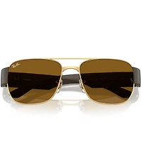 Ray-Ban Men's RB3756 56mm Square Sunglasses
