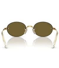 Ray-Ban Men's RB3929 54mm Oval Sunglasses