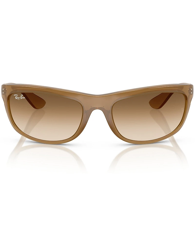 Ray-Ban Men's RB4089 Balorama 62mm Rectangle Sunglasses