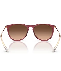 Ray-Ban Women's RB4171 Erika 54mm Round Sunglasses