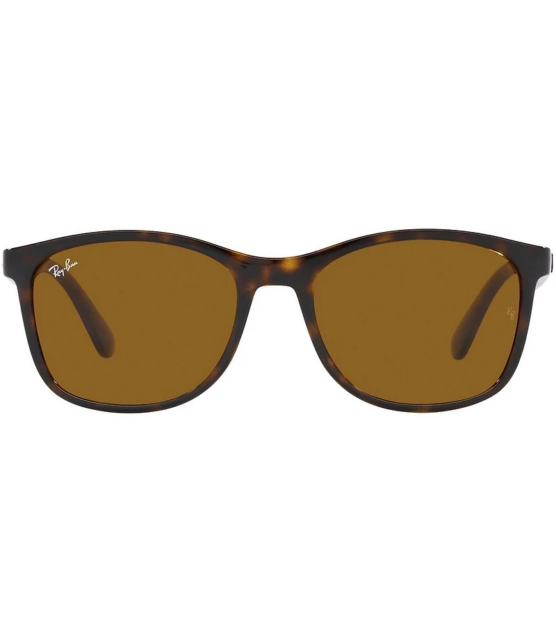 Ray-Ban Men's Rb4374 Havana 56mm Square Sunglasses