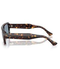 Ray-Ban Men's RB4454 56mm Rectangle Sunglasses