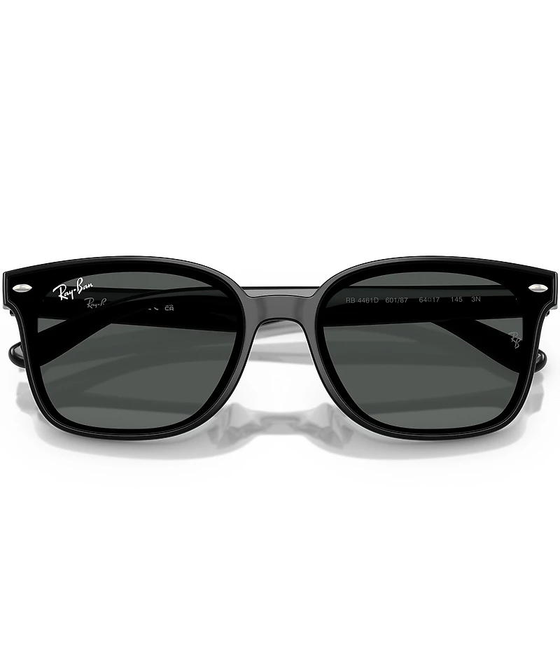 Ray-Ban Unisex RB4461D 64mm Rectangle Sunglasses